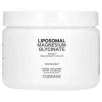 Codeage, liposominiai magnio glicinato milteliai, be kvapiųjų medžiagų, 3 uncijos (85,2 g)