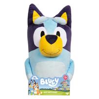 Bluey 18 colių pliušinis žaislas, draugas žaidimams ir miegui, jumbo dydžio, pagamintas iš minkštos prabangios medžiagos, apkabinamas geriausias draugas (13010) white