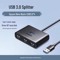 UGREEN USB 3.0 Type-C 4-Port Hub with PD Charging gray