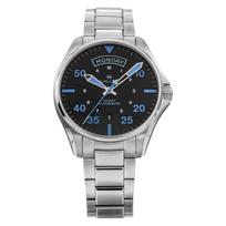 [Hamilton] Laikrodis Khaki Aviation Black Dial Automatinis apvyniojimas 10 ATM vandeniui atsparus safyro stiklas, 44 mm H64625131 vyriškas sidabras [Prekė] sidabras