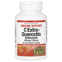 Natural Factors, C Extra + Quercetin, 60 Easy-to-Swallow Capsules