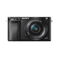 Sony A6000 + 16-50mm F3.5-5.6 OSS Objektyvo RINKINYS Juodas juoda