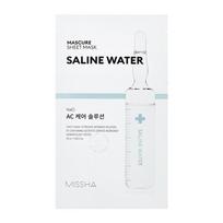Missha Mascure Sheet Mask, 1 sheet AC Care Solution, 1 sheet white