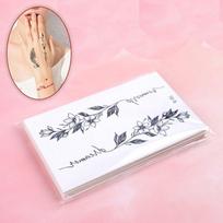 Realistiškai atrodantys tatuiruočių lipdukai, ryškios netikros tatuiruotės, 5,5 9,5 cm, 30 vienetų white