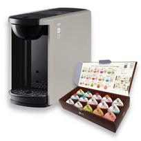 UCC Drip Pod kapsulinis kavos aparatas EC DP03 Cool Gray Amazon ribotos spalvos degustacinis rinkinys 15 vnt. Kava Kava Arbata Juodoji arbata (H) + [Kavos virimo aparatas] [Dovana]