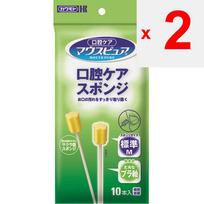 Kawamoto Sangyo Mouse Pure Oral Care Sponge Plastic Shaft M 10pcs Oral Care Brush Oral Care Brush 2 set