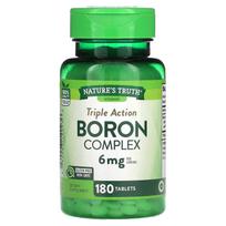 Nature's Truth, Trigubo veikimo boro kompleksas, 6 mg, 180 tablečių (3 mg vienoje tabletėje)
