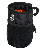 POTA BIKE Vairo Vidurio Krepšelis Brompton Gėrimų Laikiklis/Aksesuarų Dėklas (Juoda) juoda