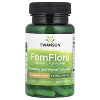 Swanson, Pemflora, probiotic for women, 9.8 billion CFU, 60 capsules