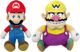 Sanei Boeki Super Mario Mario & Wario (S) Plush Set of 2 [Height approx. 24cmapprox. 25cm] ALL STAR COLLECTION yellow
