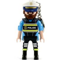 Playmobil Raktų pakabuko figūrėlė Policija 70648, 1 korėjietiškas žaislas gray