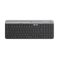 Logitech Tyli Belaidė Bluetooth Klaviatūra K580GR Grafito Itin Plona Maža Unifying Plona Skaitmeninė Klaviatūra Belaidė Windows Mac iPad iOS Android Chrome