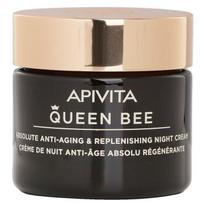APIVITA „Queen Bee Absolute“ senėjimą stabdantis ir odą atkuriantis naktinis kremas black