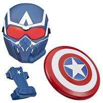 Hasbro Marvel Kapitonas Amerika: Drąsus naujas pasaulis Roleplay rinkinys su kauke, skydeliu ir pirštine, Superherojų žaislas vaikams, nuo 5 metų, F9305, Autentiškas red