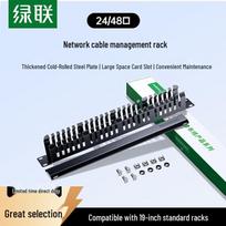 Ugreen 48-Port 1U 19-inch Rack Mount Cable Management Panel