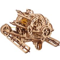 Ugears Steampunk Submarine 70229 Wooden 3D Puzzle Craft No Glue or Tools Required - beige