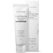 Palm Tree Vital Mildly Acidic Gel-to-Foam Cleanser, 50ml, 1 unit white