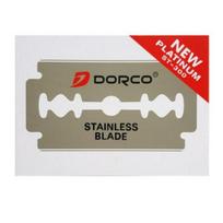 Dorco cosmetic double-sided razor blades, 20 pieces ,Korean razor blade gray