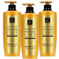 Elastin amino peptide care highly nutritious hair care conditioner, 600ml, 3 pieces orange