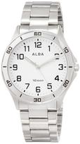 [Seiko laikrodis] „Alba“ sportinis laikrodis, sustiprintas, atsparus vandeniui kasdieniam gyvenimui (10 bankomatas) Kupolo neorganinis stiklas AQPK409 vyriškas sidabras sidabras