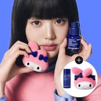 [RIBOTAS LEIDIMAS] Innisfree X My Melody Retinol PDRN Odos Stiprintuvas Ampulė 25ml + 15ml + Raktų pakabukas blue
