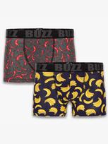 BUZZ Vyriškos apatinės kelnaitės, MEN PRINTED BOXER