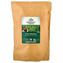 Organic India Original Caffeine-Free Tulsi Leaf Tea 454g (16oz) 454g - 1 ea beige