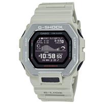 Casio G-SHOCK Men's Stainless Steel 200M Water Resistant Digital Shock Resistant Quartz Watch GBX-100-8 pilka spalva