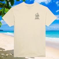 Chicken Joe Surfs Up Sheboygan Wisconsin T Shirt L blue