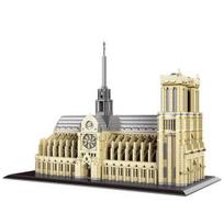 Nanoblock ultra-large Notre Dame Cathedral 7380 pieces (PCS) beige