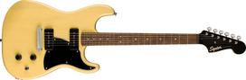 Squier iš Fender Squier elektrinė gitara Paranormal Strat-O-Sonic, Laurel Fingerboard, Black Pickguard, Vintage Blonde su minkštu dėklu