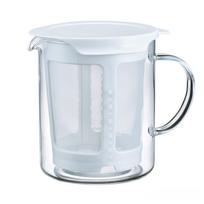 HARIO Dashi Pot Practical Capacity 600ml Dashi Handmade White Made in Japan Present Gift Gift DP-600-W white