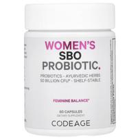 Codeage, SBO Probiotic for Women, 50 Billion CFU, 60 Capsules