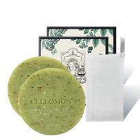 2 Celomon Houttuynia cordata muilai 120g + putų tinklelis, 1 rinkinys white