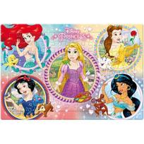 Disney vaivorykštės princesės lentos dėlionė 88 vienetai, INP gray