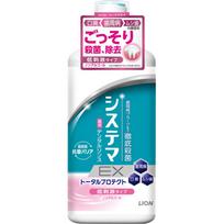 LION Systema EX Burnos skalavimo skystis be alkoholio 450ml (Kvazi-narkotikas) Periodonto ligų prevencija Skalaukite burną 20 sekundžių, išspjaukite,