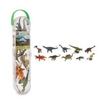CollectA Dinozaurų figūrėlės vamzdyje Dovanų rinkinys (10 rinkinys) (B)