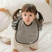 Belmont Chiffon Waterproof Bib Coco Black 1pc black