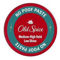 Old Spice NoPoof Paste Men's Hair Styling Low Shine Medium High Hold 62.9g27.5mlOunce, 2.22 Ounce blue