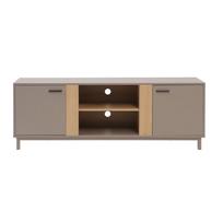 TV staliukas, 2 durys, taupe, 150 × 40 × 53 cm