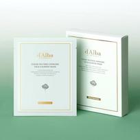 [Dalba] Clean Tea Tree Liposome Cica Calming Mask 1box (5 sheets) white