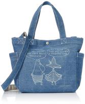 Moomin Moomin Snufkin denim shoulder bag & mėlyna
