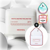[NAUJAS] MEDIHEAL Phyto-Enzyme šveičiamieji padeliai 90 vnt. Dviguba pakuotė white