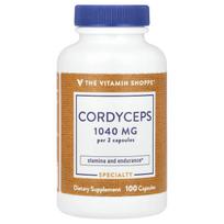 The Vitamin Shoppe, Cordyceps sinensis, 1,040 mg, 100 capsules (520 mg per capsule)