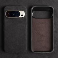 Alcantara Premium dėklas Google Pixel 9 10 Pro XL 9A 8A 7A 6A 5A 5 6 7 8 Pixel10 Pro 10Pro telefonui, galinis dangtelis, dėklas, maišelis Google Pixel 5