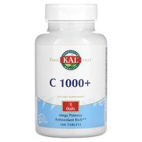 KAL, C 1000+, 100 tablets