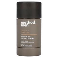 „Method“, vyriškas dezodorantas, kedras ir kiparisas, 2,65 uncijos (75 g) gray
