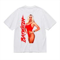 Baywatch But Pamela THO TV Shirt XL balta