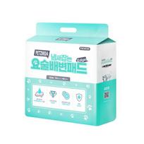 Petsmore odor-catching magic toilet pad premium edge SWG standard type 100 sheets, 50 x 40 cm, 100 sheets, 1 piece, Korean pet shampoo white