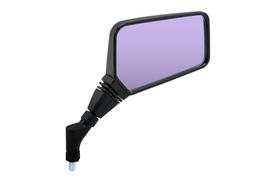 TANAX NAPOLEON Cross 2 Mirror EX Black Motorcycle Mirror 10mm Positive Thread For Right Side Only Mirror Mirror with Turner Safety Standards gray